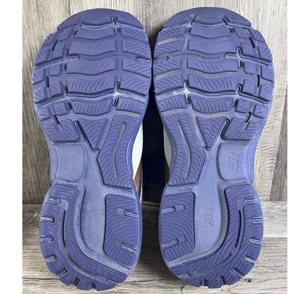 Brooks Ghost 15 Womens Running Shoes 8.5 Medium B Grey Purple Pink 1203801B492 - Picture 6 of 7
